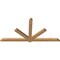 Ekena Millwork Kennewick Timber Gable Bracket, Western Red Cedar, 108"W x 54"H x 3 1/2"D x 5 1/2"F, 12/12 Pitch GBW108X54X0406KEN00SWR - alternate 5